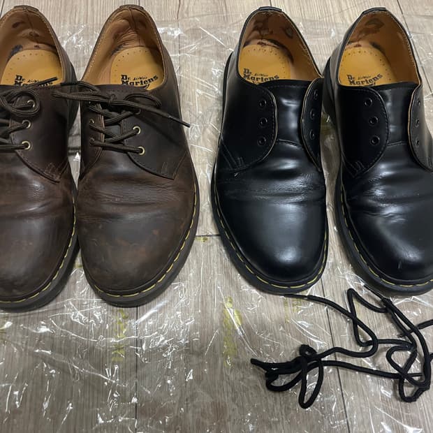 닥터마틴 1461 스무스, 다크브라운 일괄 280사이즈