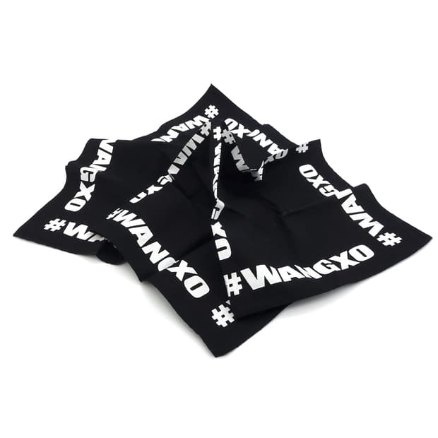 ALEXANDER WANG 알렉산더왕 로고 프린트 스카프