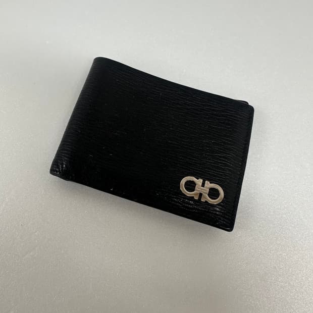 살바토레 페라가모 반지갑 남성지갑 블랙/네이비