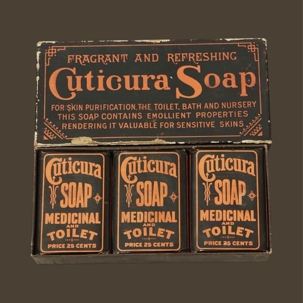 1940s Cuticura Soap Set