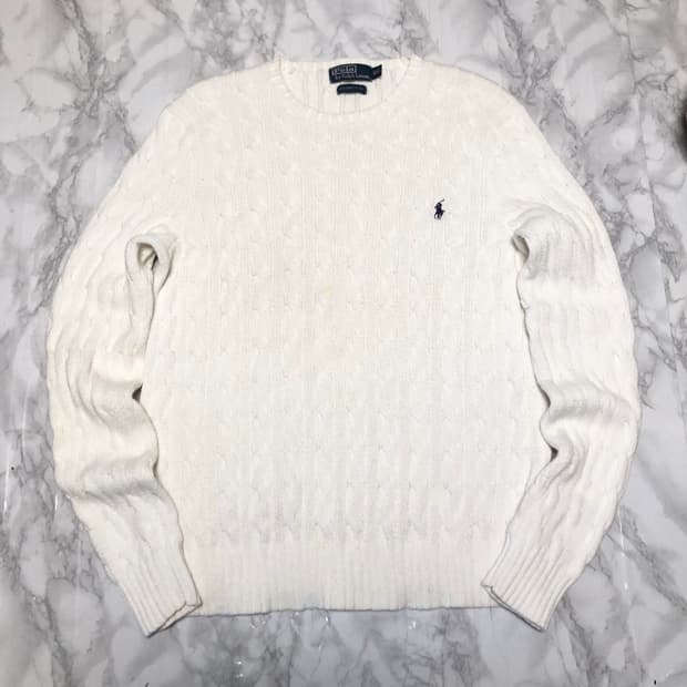 폴로 랄프로렌 니트 꽈배기 남성용 상태굿