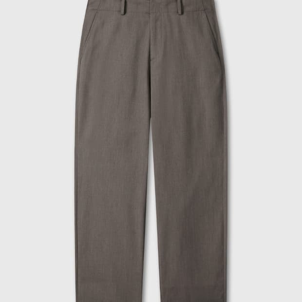 Rim trousers(Dust brown)