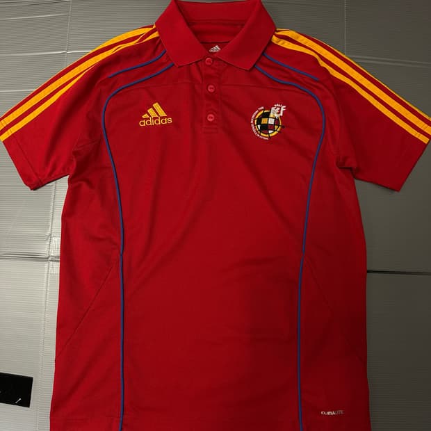 아디다스 스페인 국가대표 반팔 카라티 100