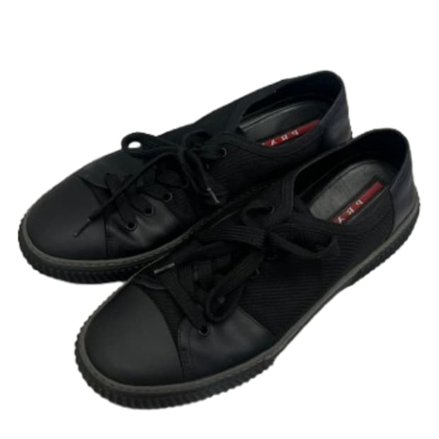 [270] 프라다 스포츠 스트라투스 레더 메쉬 스니커즈 로퍼