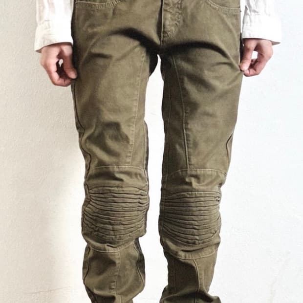 알렉산더맥퀸 11SS 바이커팬츠