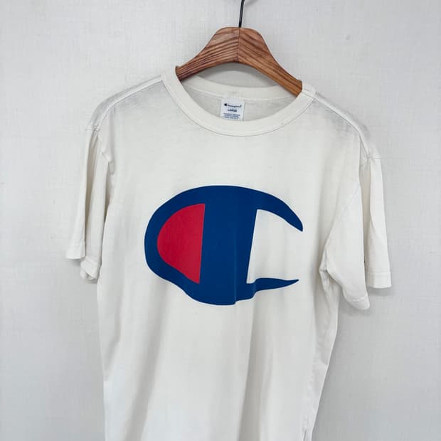 [L] 챔피온 로고 반팔티