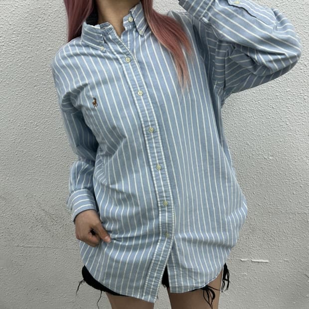 폴로 랄프로렌 옥스포드 소라맛 셔츠 M