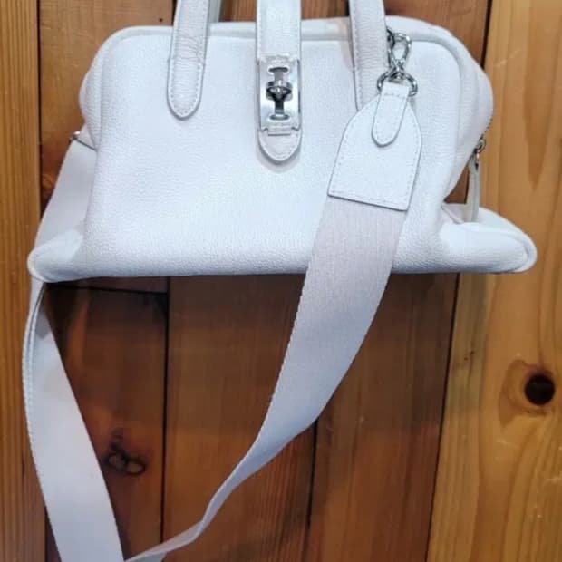 분크 토크 토트백 S 아이보리 스몰 사용감 적음