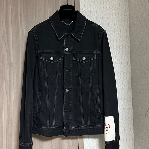 골든구스 블랙 데님 자켓