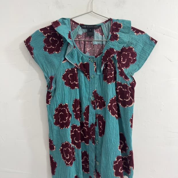 marc by marc jacobs pattern blouse