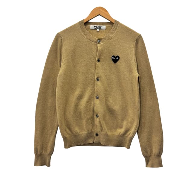 꼼데가르송 블랙 와펜 가디건