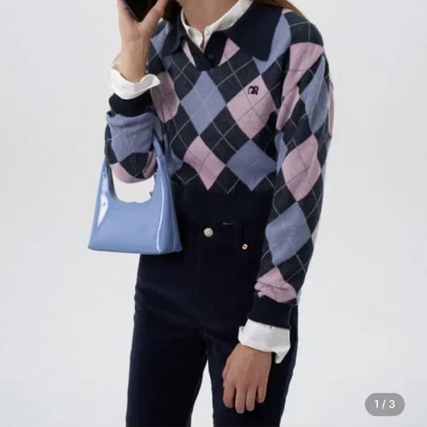 그로브스토어 21F/W OWEN KNIT 아가일 니트