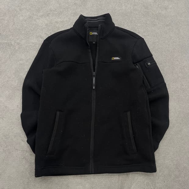 M 내셔널지오그래픽 니트집업 자켓