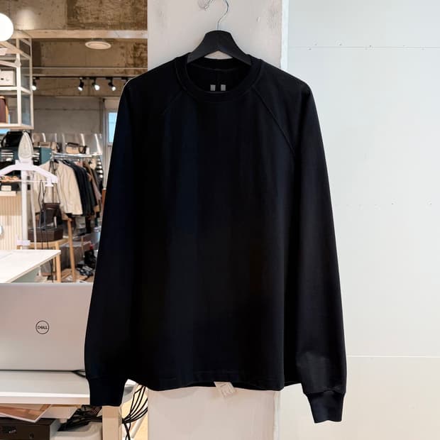 릭 오웬스 블랙 15fw 롱슬리브 