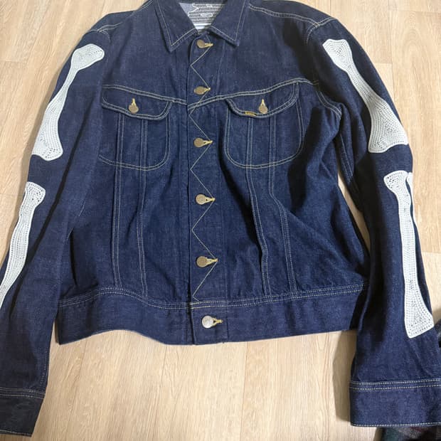 [46] 캐피탈 11.5온즈 데님 멕시칸 턱시도 웨스터너 본 자켓 인디고