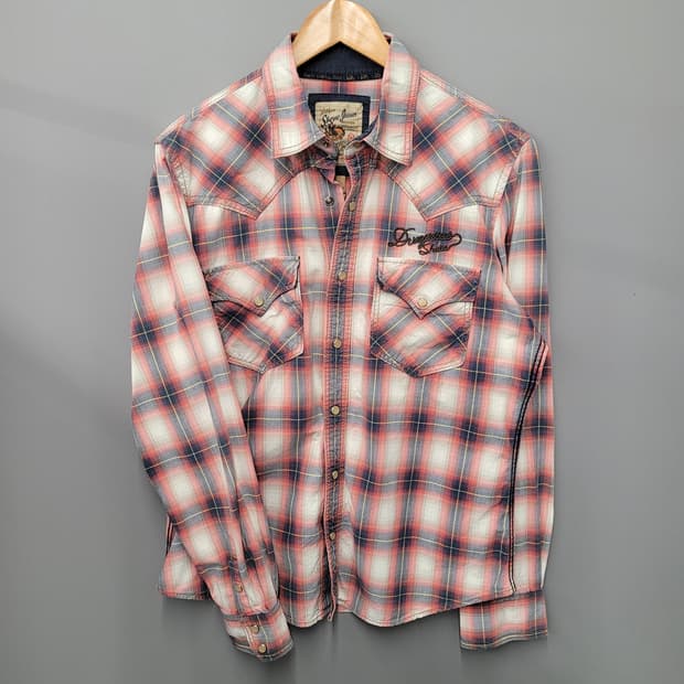 Shane Jeans 쉐인진스 웨스턴 체크 셔츠