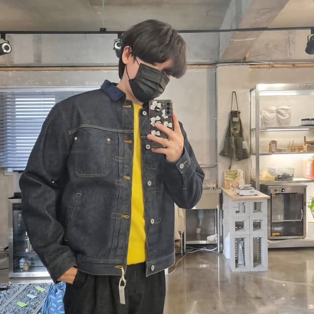 셉틱탱크 쿠로키 오가닉 코튼 트러커 L 