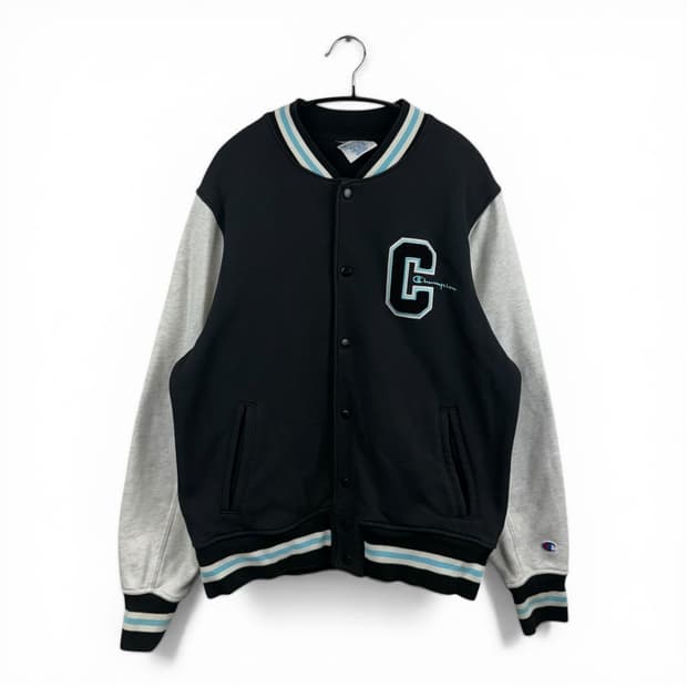 (M) 챔피온 리버스 위브 백 스티치 자켓