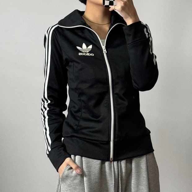 아디다스 유로파 트랙탑 져지 블랙 90 [122405]