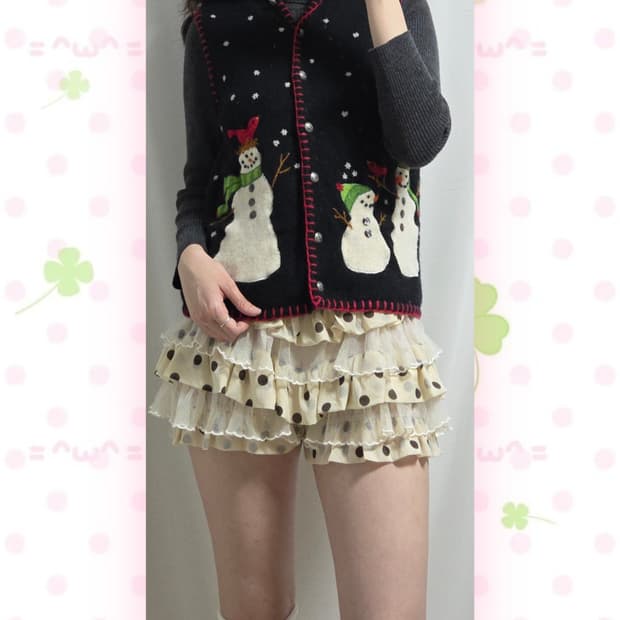 COLDWATER 크리스마스 베스트 가디건