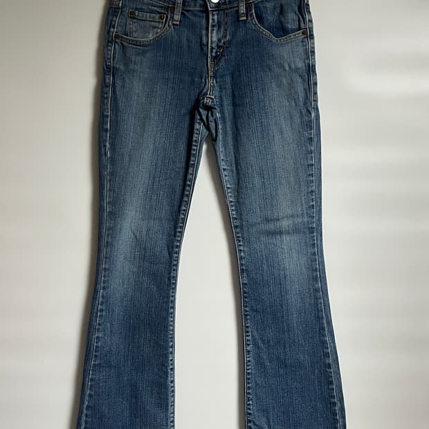 리바이스 518 부츠컷 플레어진 데님 팬츠 청바지 27