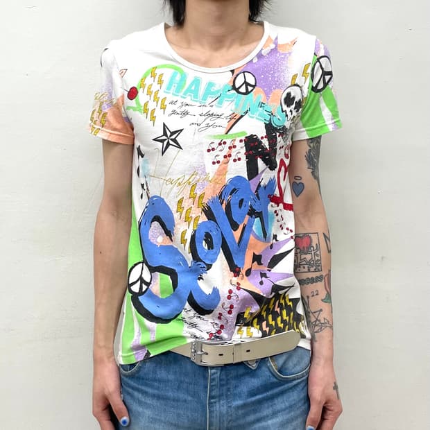 SOLAR Crazy Skull Multi-T-Shirt 