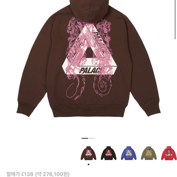 팔라스 트라이 드래고 후드 브라운 (L)