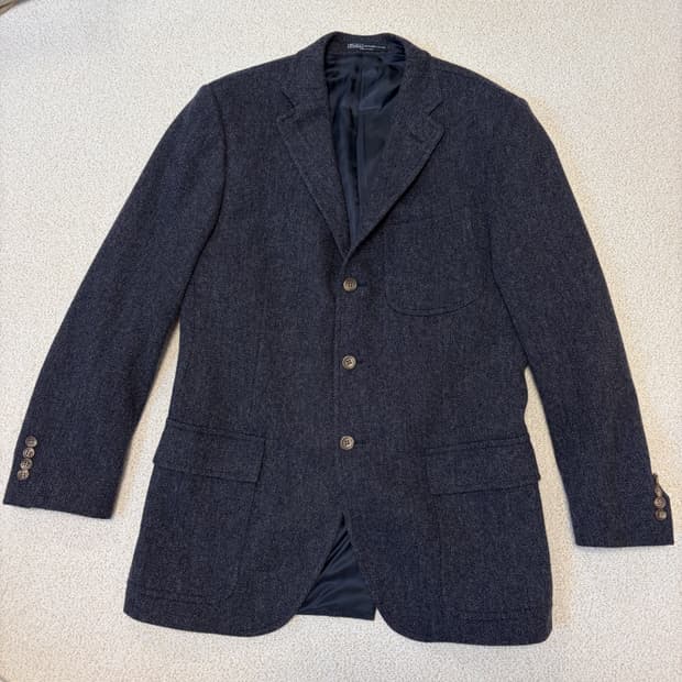 폴로 랄프로렌 남성 헤링본 울 블레이저 자켓 42R