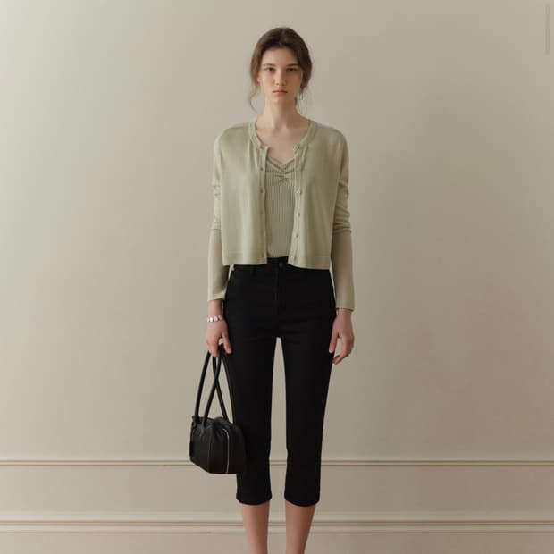 포유온 카프리팬츠 Clea Capri pants 블랙(38)