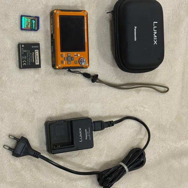 파나소닉 루믹스 DMC-TS2 오렌지 디지털 카메라 (방수카메라)