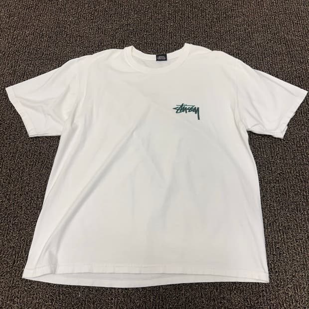 Stussy 스투시 반팔티셔츠 화이트 L