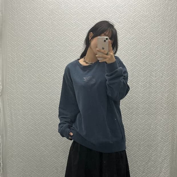 나이키 베이직 오버핏 스웻셔츠 맨투맨 XXL C06495