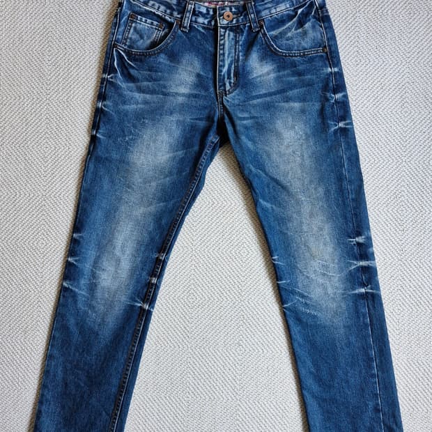 에비수 빈티지 워싱 데님팬츠 31