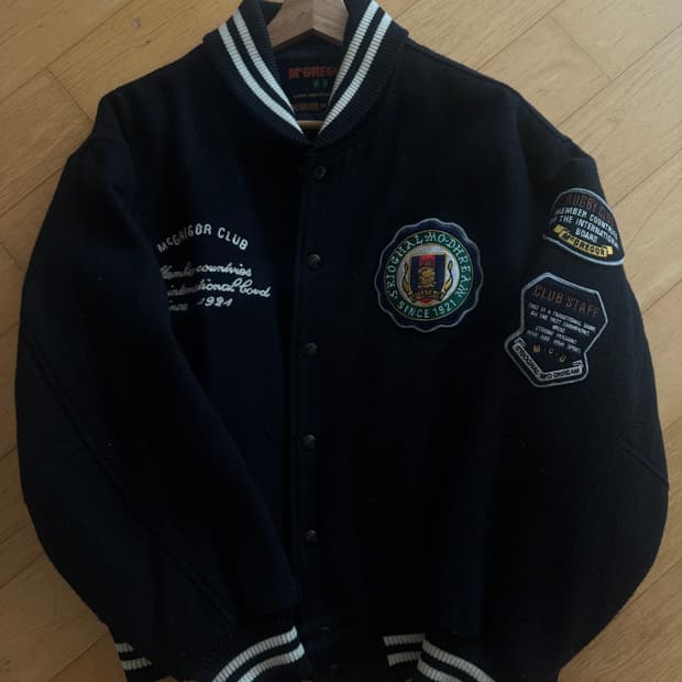 맥그리거 오리지날 일본판 울 바시티 자켓 M