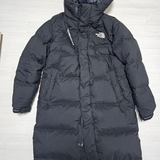 노스페이스 에어다운 롱패딩 L 100