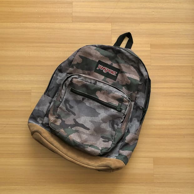 잔스포츠 카모 백팩 