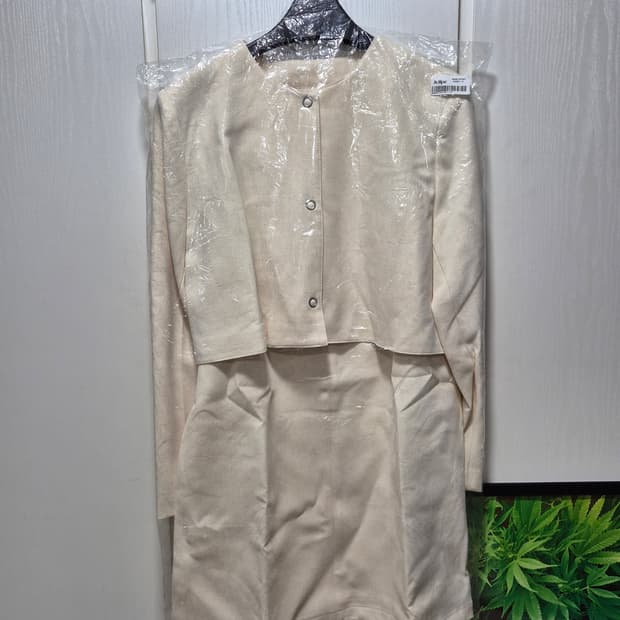 (세일)(새상품)jellpe 린넨혼방 원피스 자켓 셋업