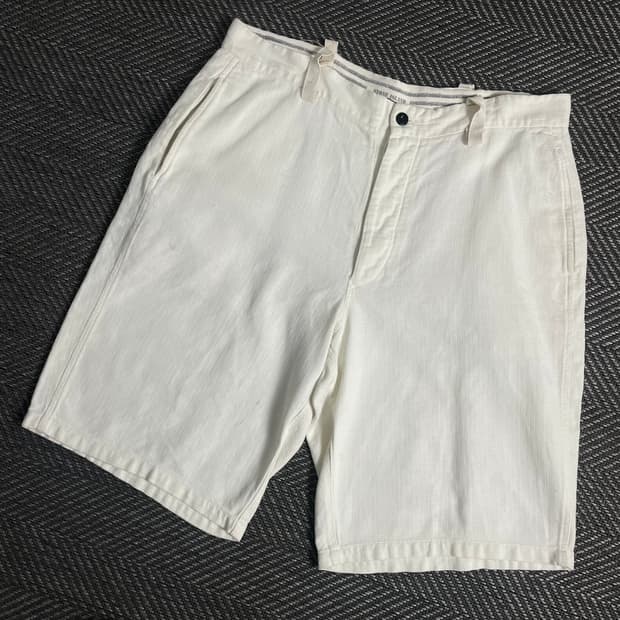 00s 스톤아일랜드 아카이브 버뮤다 팬츠 화이트y 3567