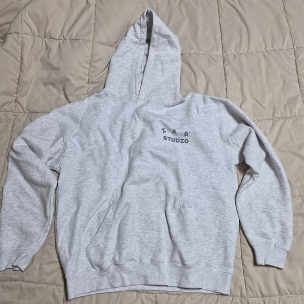 아이앱 스튜디오 후드 라이트 그레이 XL판매합니다