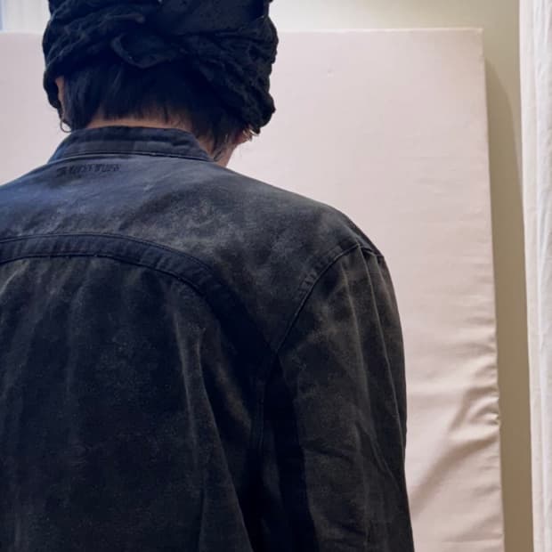 트러블드 워터스  자켓 딘착용 엑슬림