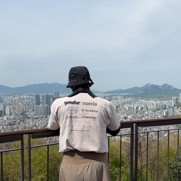 국내미발매 Gnuhr X norda 콜라보 티셔츠