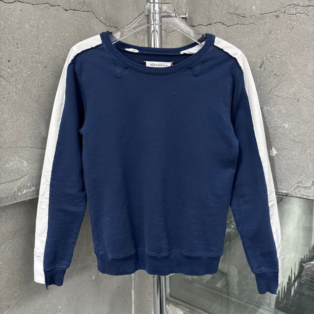 메종 마르지엘라 배색 스웻셔츠