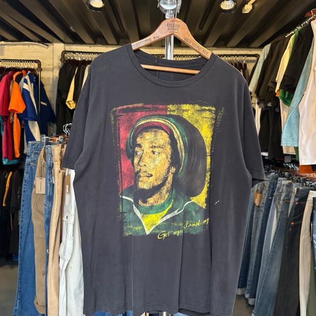 밥말리 프린팅 티셔츠