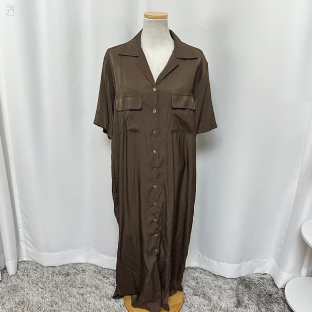 보세 여자 셔츠 반팔 롱원피스 FREE