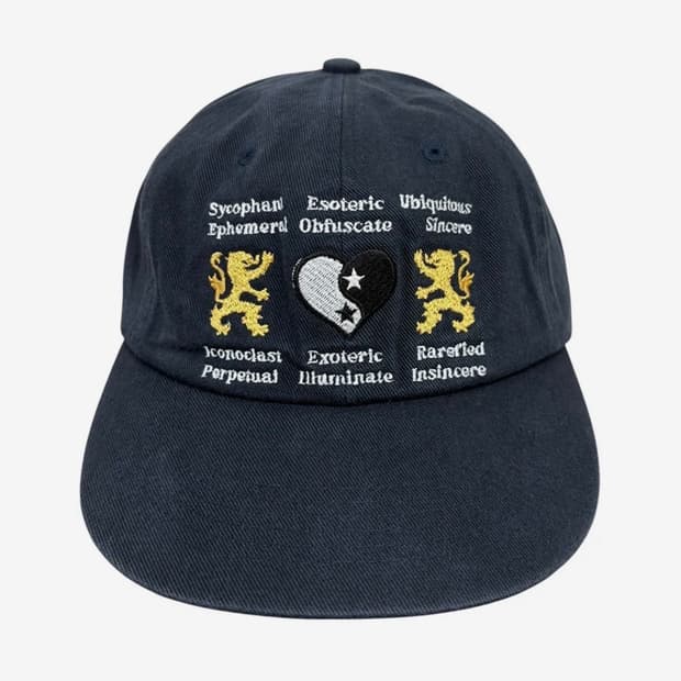 패슬 Lion Heart Washed Cap Dark Navy