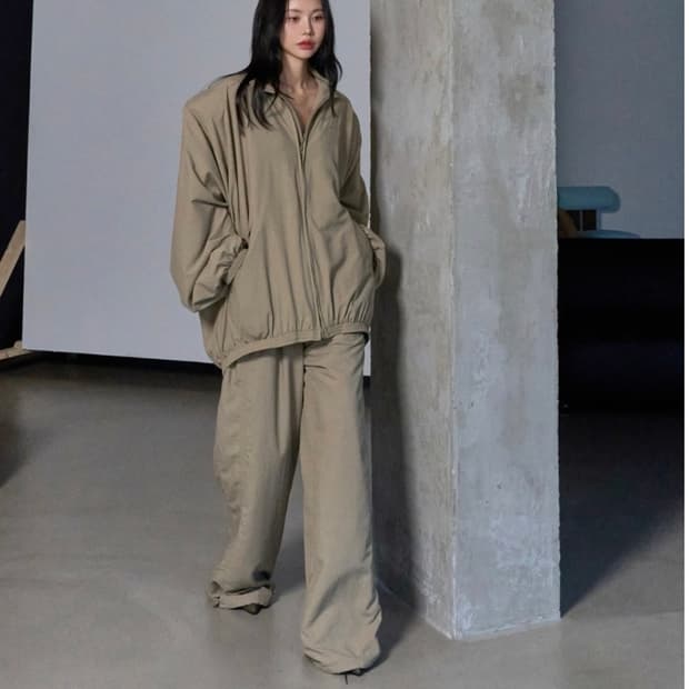 새상품) 랑거 langer 알파 오버 셋업 자켓 점퍼 바람막이