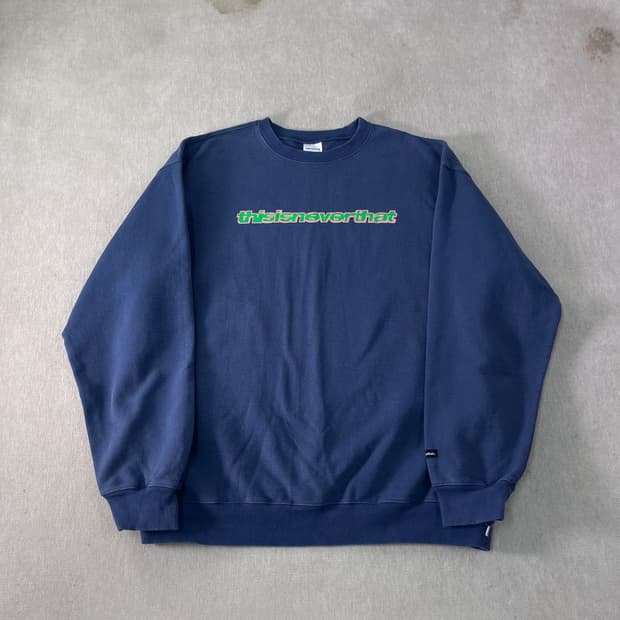 105 디스이즈네버댓 빅로고 맨투맨