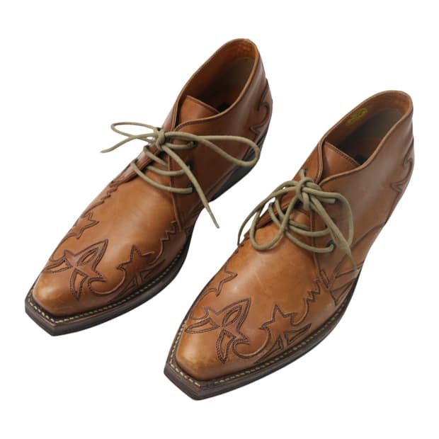 알프레도 바니스터 빈티지 웨스턴 스티치 레더 더비 (265)