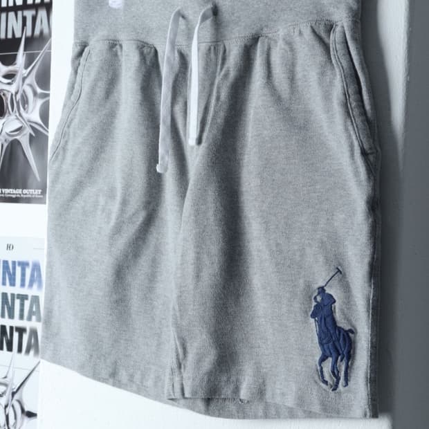 폴로 랄프로렌 반바지 팬츠 밴딩 그레이 빅포니30