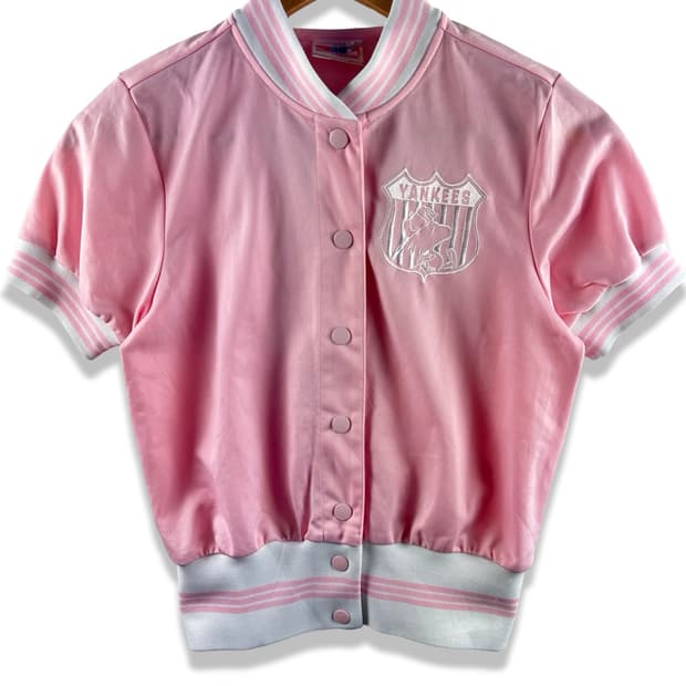 MLB양키즈 핑크 반팔 자켓2798